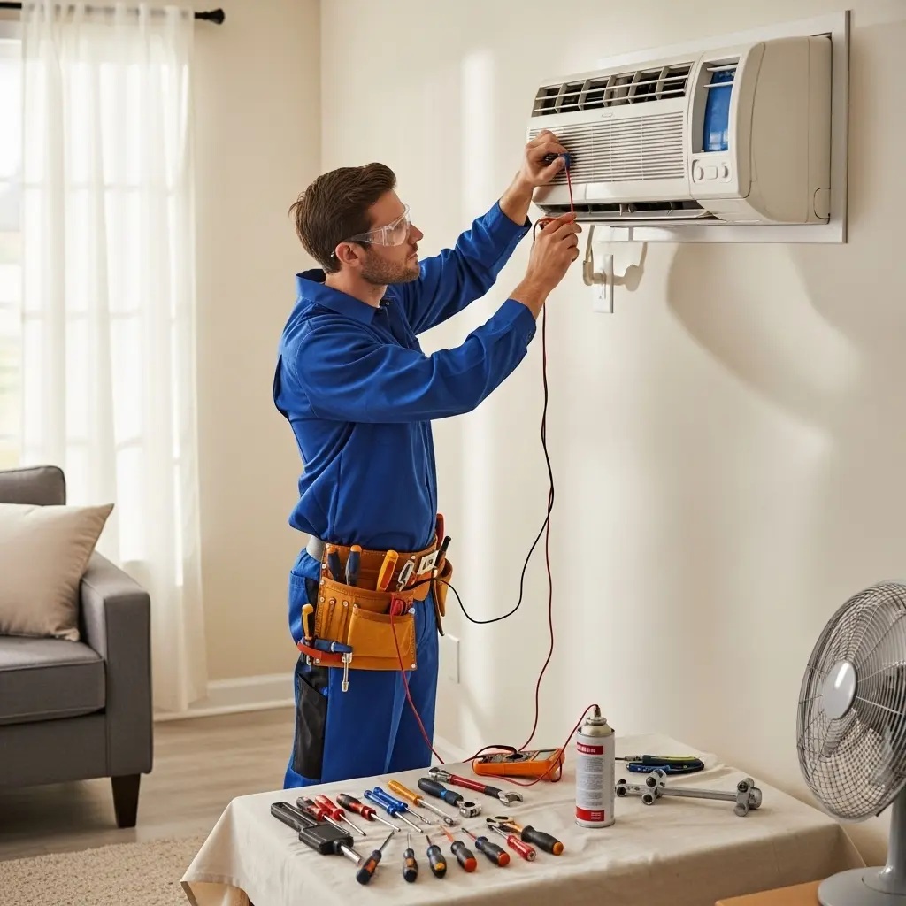 Kula Grundig Grundig klima gaz dolumu ve bakım – Enerji verimliliği artırıldı. - Teknik servis örneği